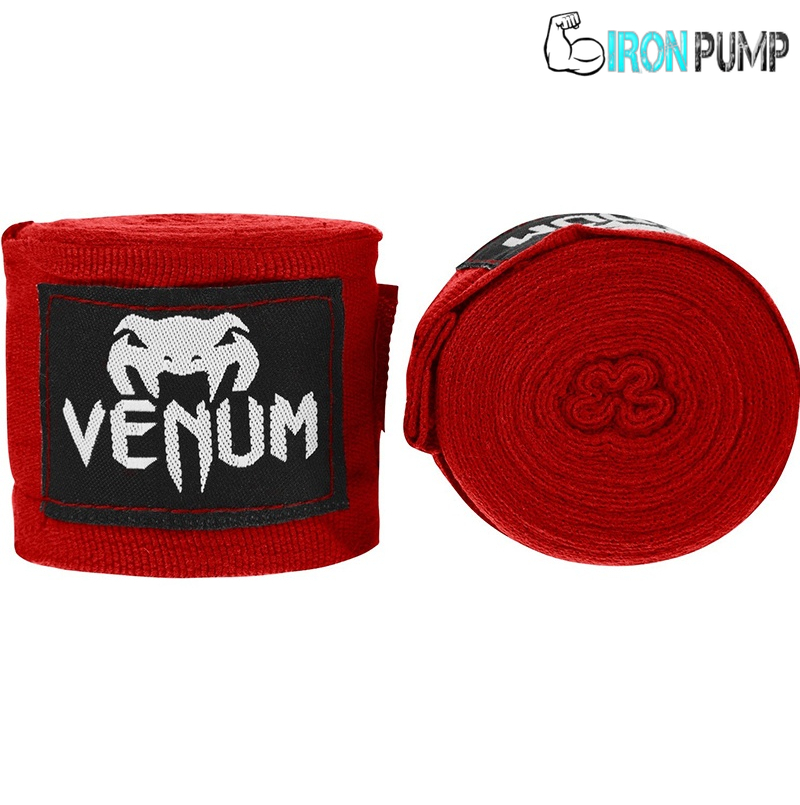 Бинтове Venum 2.5m червени