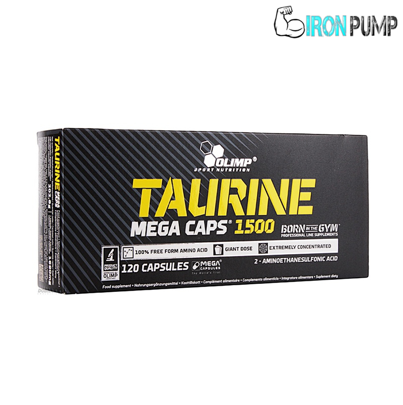 Taurine Mega Caps 1500 мг 120 капсули