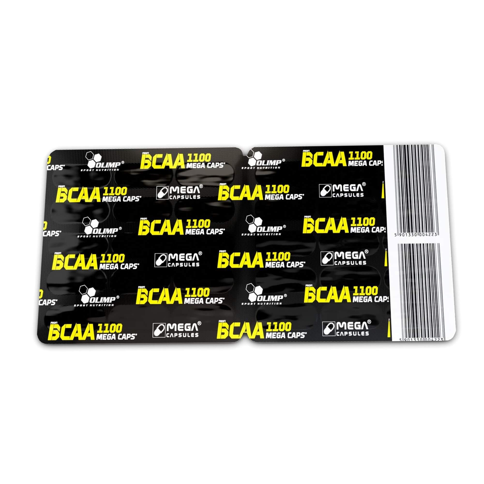 BCAA 1100mg. 30 caps.